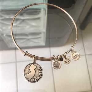 Used Alex and Ani New Jersey bangle